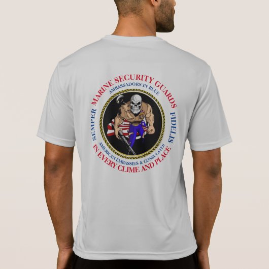 MSG AMBASSADOR IN BLUE T-SHIRT (Achterkant)