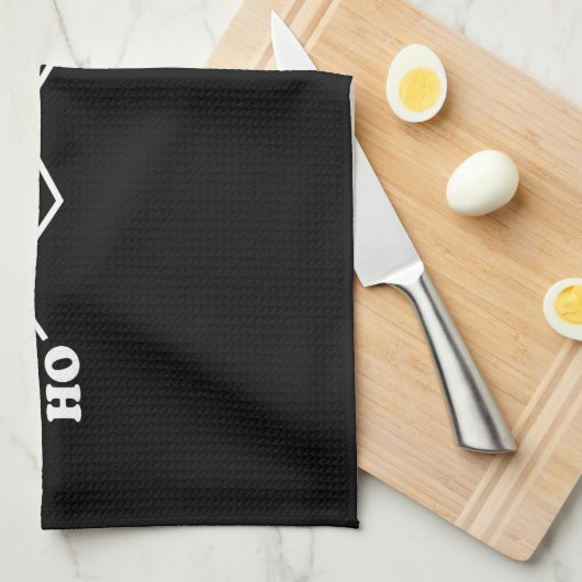 MSG Mononatrium glutamaat Molecule Chemische formu Theedoek (Quarter Fold)