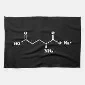 MSG Mononatrium glutamaat Molecule Chemische formu Theedoek (Horizontaal)