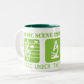 MSI : Tasse d'icône de microscope (Devant gauche)