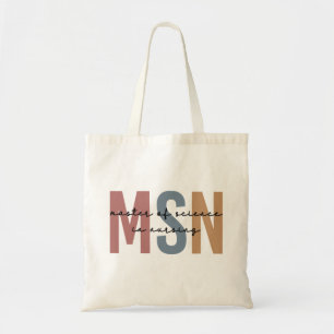 MSN Master of Science in het Afstuderen Verpleegku Tote Bag