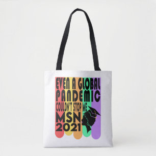 MSN Masters Science Nursing Nurse Afstuderen Gift Draagtas
