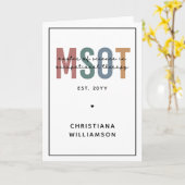 MSOT Master of Science in Occupational Therapy Kaart (Gele Bloem)