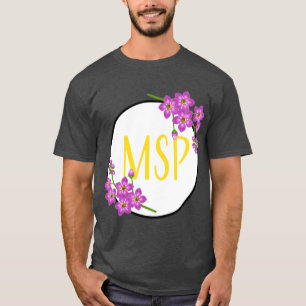 msp paars t-shirt