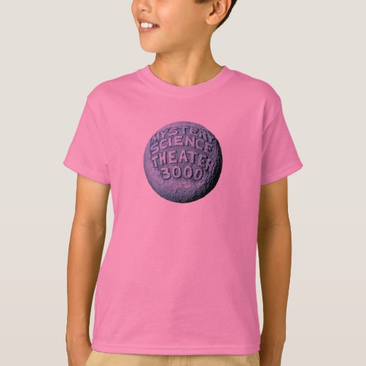MST3K maan T-Shirt (roze) (Voorkant)
