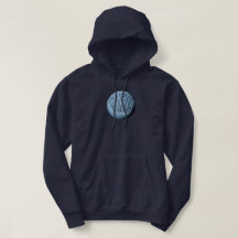 MST3K Moon Hoodie (marineblauw)