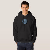 MST3K Moon Hoodie (zwart) (Voorkant volledig)