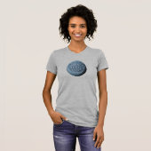 MST3K Moon T-Shirt (Heather Gray) (Voorkant volledig)