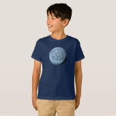MST3K Moon T-Shirt (marine) (Voorkant volledig)