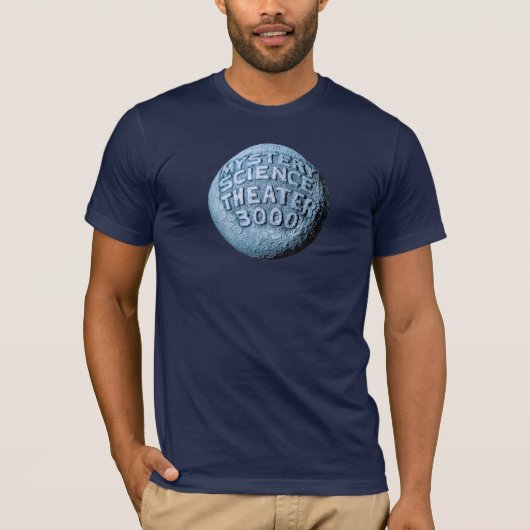 MST3K Moon T-Shirt (marineblauw) (Voorkant)