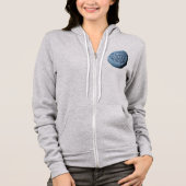 MST3K Moon Zip Hoodie (Athletic Heather) (Voorkant)