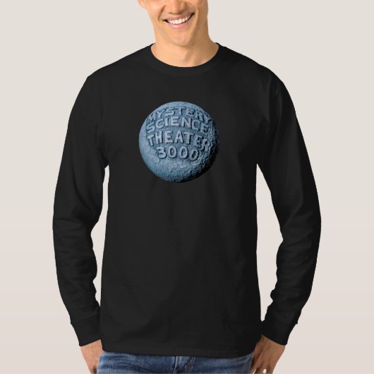 MST3K-muis met lange hoes T-shirt (zwart) (Voorkant)