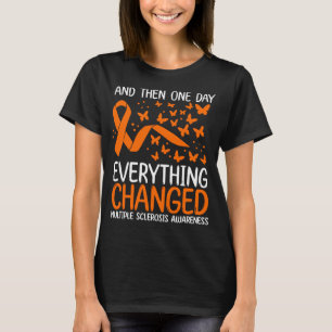 MSWarrior Ribbon Multiple Sclerosis Awareness T-shirt