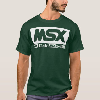 MSX Logos Retro Computer T-shirt