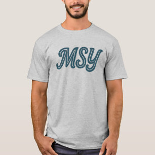 MSY New Orleans Airport Code – Louis Armstrong Int T-shirt
