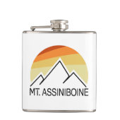 Mt. Assiniboine Retro Heupfles (Voorkant)