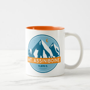 Mt. Assiniboine Stars Maan Tweekleurige Koffiemok