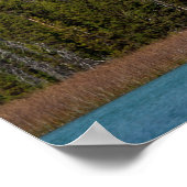 Mt Bachelor uit het Little Lava Lake, Oregon Poster (Hoek)