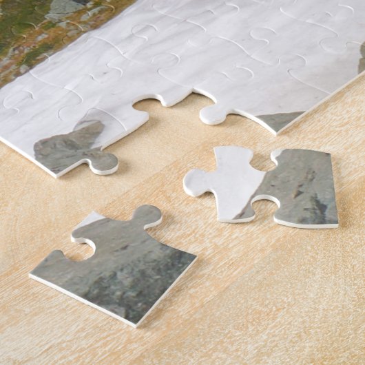 Mt. Baker en Alpine Lake Photo Puzzle Legpuzzel (Zijkant)