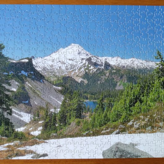 Mt. Baker et Alpine Lake Photo Puzzle
