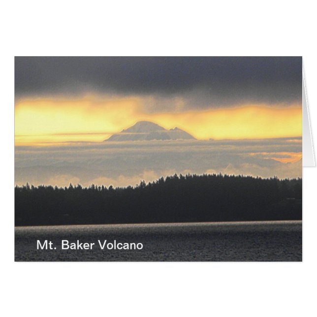 Mt. Baker Volcano (Voorkant Horizontaal)