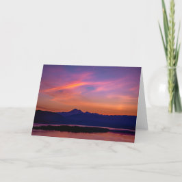 Mt Baker Washington State Hartelijk dank Bedankkaart