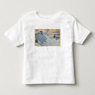Mt. Baker, Washington - Uitzicht van Mt. Baker Ski Kinder Shirts