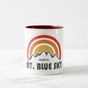 Mt. Blue Sky Colorado Tweekleurige Koffiemok