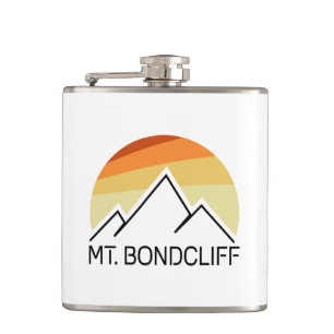 Mt. Bondcliff New Hampshire Retro Heupfles