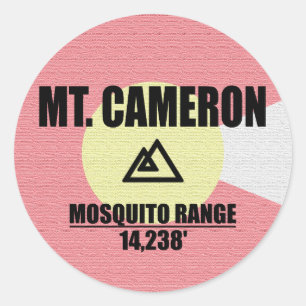 Mt. Cameron Ronde Sticker