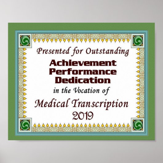 MT-certificaat 2019 Poster (Voorkant)