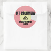 Mt. Columbia Ronde Sticker (Tas)