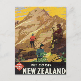  Mt. Cook Nieuw-Zeeland Briefkaart