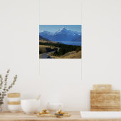 Mt. Cook, Nieuw-Zeeland Poster (Keuken)
