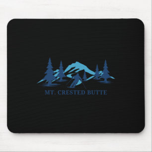 Mt. Crested Butte Colorado Skigebied Skiën Skilope Muismat