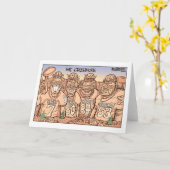 Mt. Crushmore Wenskaart Kaart (Gele Bloem)