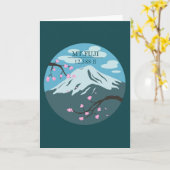 Mt. de Hoogte van Fuji Kaart (Gele Bloem)