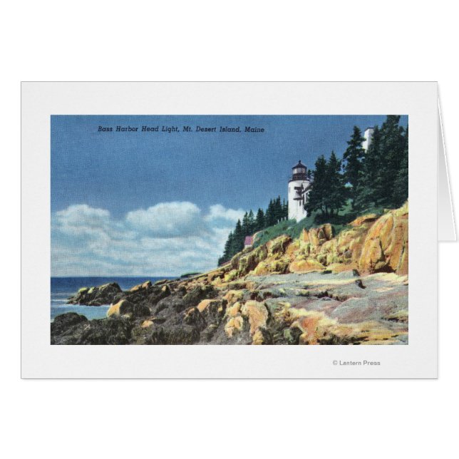 Mt. Desert Island, Bass Harbour Head Lighthouse (Voorkant Horizontaal)