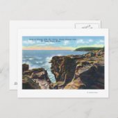 Mt. Desert Island Uitzicht of Thunder Hole Briefkaart (Voorkant / Achterkant)