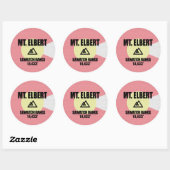 Mt. Elbert Ronde Sticker (Vel)