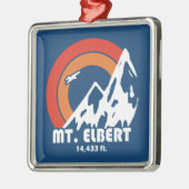 Mt. Elbert Sun Eagle Metalen Ornament (Links)