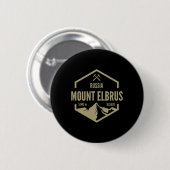 Mt. Elbrus Mountain Travel  Ronde Button 5,7 Cm (Voorkant /achterkant)