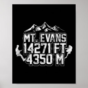 Mt Evans Colorado Berg Wandelen Bergbeklimmen 1 Poster