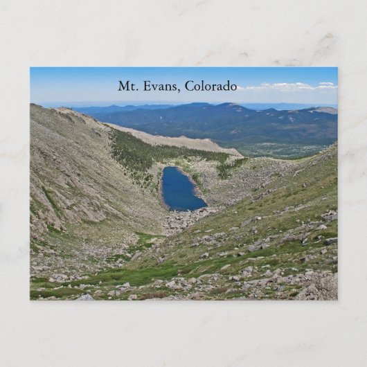 Mt. Evans, Colorado Briefkaart (Voorkant)