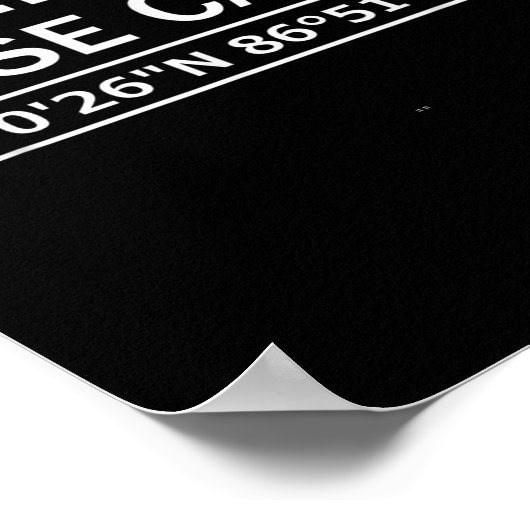 Mt Everest Base Camp Coordinates  Poster (Hoek)