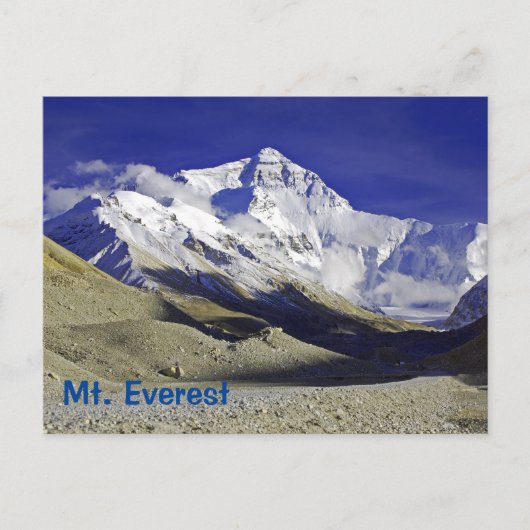 Mt. Everest Base Camp Tibetan side Briefkaart (Voorkant)