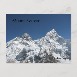 Mt Everest uit Kala Patar Briefkaart