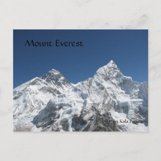 Mt Everest uit Kala Patar Briefkaart