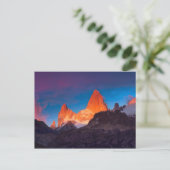 Mt Fitz Roy bij Sunrise Briefkaart (Staand voorkant)