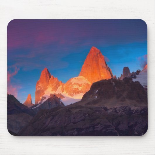 Mt Fitz Roy bij Sunrise Muismat (Voorkant)